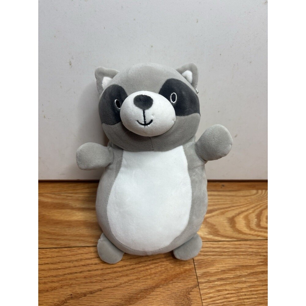 2019 Raccoon Squishmallows Troy the Hug Mees Plush Stuffed Toy - Gray - 10 Inch